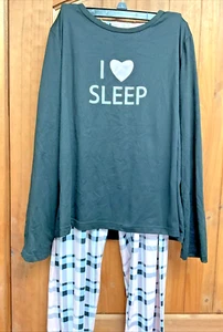 NWOT Women’s Sleep Pants/Lounge Pants/Top/Sz. M /Long/Polyester - Picture 1 of 3