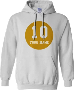 Personlised Your Name Number Hoodie Birthday Celebration Party Novelty Gifts - Picture 1 of 16