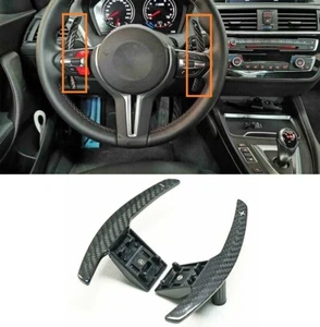 Carbon Fiber Steering Wheel Shift Paddle For BMW F15 F16 F20 F22 F23  F30 F31   - Picture 1 of 6