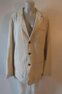 Mens Tommy Bahama Off-White Silk Linen Blazer Jacket XL * - Picture 1 of 7
