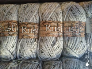 JAMES BRETT RUSTIKAL MEGA KLOBIG STRICKWOLLGARN 5X100G HELLGRAU MISCHFARBSTOFF CS11 - Bild 1 von 12