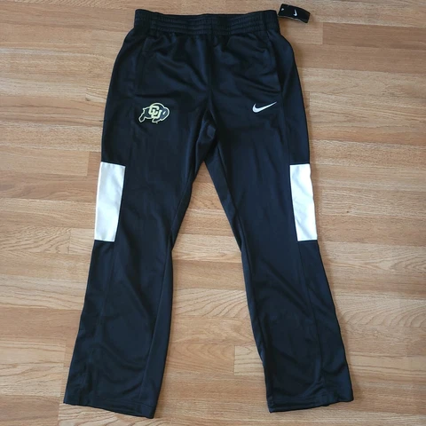 Nike NCAA Colorado Buffaloes Dri-Fit Black Training Pants Women's Size Medium Cover