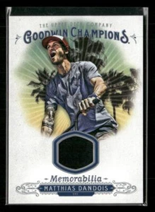 2018 Upper Deck Goodwin Champions #M-DA Matthias Dandois Memorabilia - Picture 1 of 2