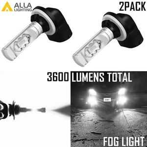 Alla Lighting 3800lm 889 881 ETI 56-SMD LED Fog Light Bulbs Xtreme Super Bright - Picture 1 of 8