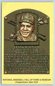 Cartolina Frank Robinson MLB Baseball Hall of Fame Targa G33 - Foto 1 di 2