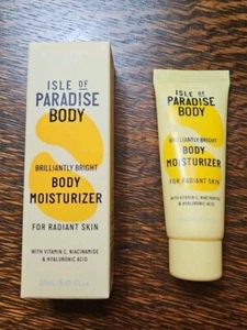 New In Box Isle of Paradise Brilliantly Bright Body Moisturizer Radiant 20ml - Picture 1 of 1