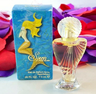 Siren by Paris Hilton Eau de Parfum (.25 oz/7.5 ml) Mini Spray de Viaje *NUEVO EN CAJA* Foto 1 de 3