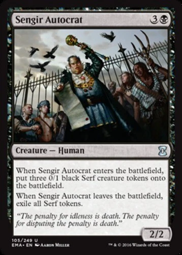 Eternal Masters - Sengir Autocrat - Foil - Image 1 of 1