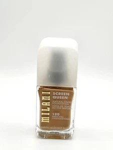 Base de acabado natural Milani Screen Queen ~ #180 carcasa cálida ~ 1 Fl oz - Imagen 1 de 3
