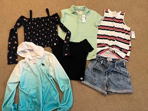 Girls Abercrombie & Fitch Clothing Lot of 6 Items Summer EUC NWT size  11/12 - Picture 1 of 7