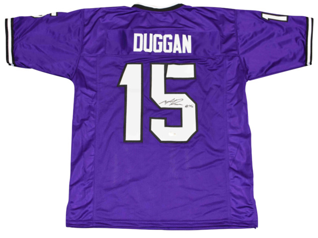 2023 National Championship Game #15 Max Duggan TCU Football Jersey