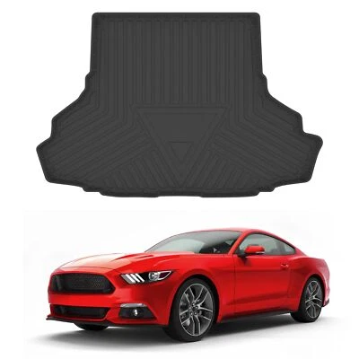 Floor Mat Cargo Liner Trunk Mats Carpet Waterproof for Ford Mustang 2015-2022 1x - Image 1 of 4