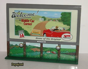 Diorama Garage Bill's Boards Series Welcome Sign Hallmark Kiddie Car Corner - Picture 1 of 8