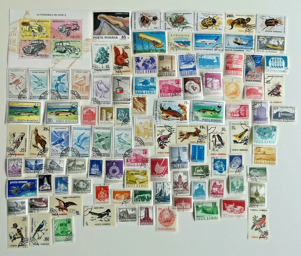 Romania Stamps Collection - 100 to 4000 Different Stamps — 第 1/1 张图片