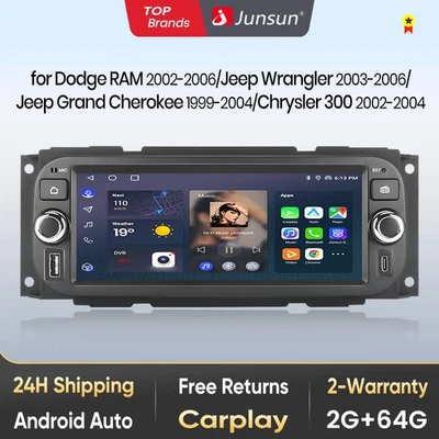 Für Jeep Grand Cherokee II WJ/WG Android AutoRadio Apple CarPlay BT GPS Navi - Bild 1 von 4