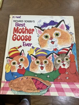 Винтажная детская золотая книга Richard Scarry's Best Mother Goose Ever 1970 - Изображение 1 из 4