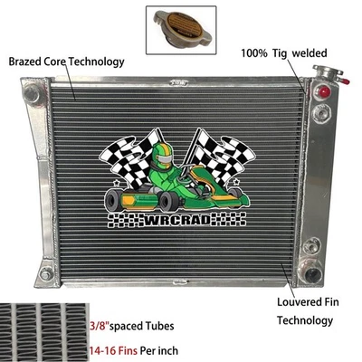 Radiator For 1985-1993 Chevrolet G10 G20 G30 C10 C20 GMC G2500/G1500 4.3L V6 AT - Image 1 of 4