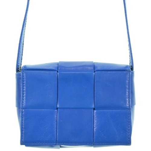 Borsa a tracolla Bottega Veneta blu abbigliamento vintage usata
