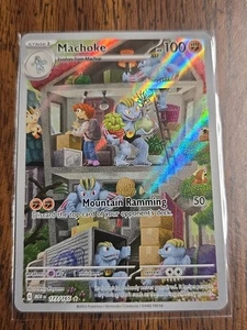 Machoke 177/165 Illustrazione Pokémon Raro TCG Scarlatto e Viola 151 - Foto 1 di 2