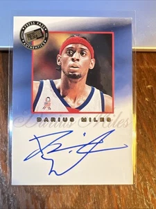 Darius Miles 2002 Press Pass Authentic Pro Signatures Autograph Auto Clippers NM - Bild 1 von 6