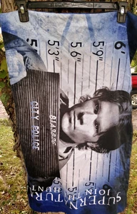 Vtg Supernatural Pillow Case Sam & Dean Winchester Mugshot Authentic Licensed - Picture 1 of 8