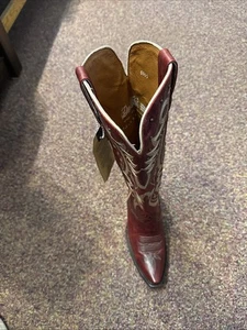 Dan Post Women’s burgundy 15” size 8 - Picture 1 of 8