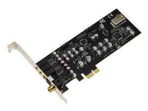 Carte SON HIFI HD 7.1 24 bits 192KHz 100db sur port PCIe - OXYGEN CM8828 CM9882A - Picture 1 of 5