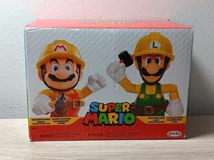 *ENVÍO GRATUITO* 4" BUILDER LUIGI + SUPER MARIO World of Nintendo Jakks Pacific - Imagen 1 de 3