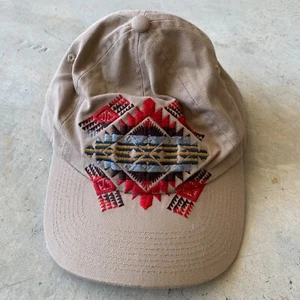 Pendleton Beige stitched embroidered Adjustable Baseball Hat - Picture 1 of 4