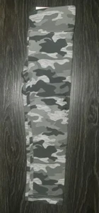 Girls justice cropped legging size 7 new grey camo - Picture 1 of 2
