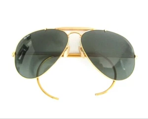 Vintage Rayban AVIATOR Sunglasses Gold Frames PILOT Aviators 62mm - Picture 1 of 10