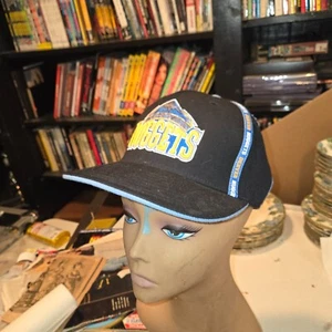 NBA New Era 59Fifty Denver Nuggets Hat Cap Blue Fitted Size 7 1/2 - Picture 1 of 7