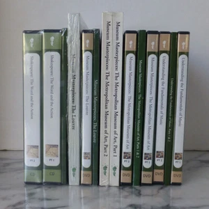 GREAT COURSES new sealed DVD+book LOT Art Shakespeare Music Met+Louvre Museums - Imagen 1 de 4