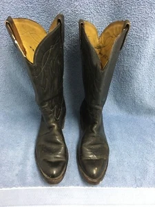 BOTAS DE TRABAJO TONY LAMA 4013 VAQUERAS VAQUERAS WESTERN PARA HOMBRE TALLA 9 D NEGRAS ENVEJECIDAS GUC - Imagen 1 de 11