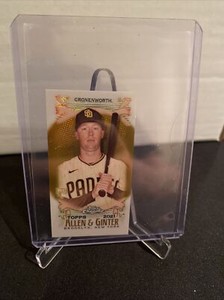 2021 Topps Allen & Ginter Chrome Jake Cronenworth Mini Gold Refractor RC 32/50