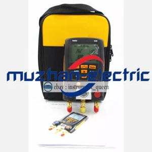 TESTO 549 con estuche blando colector digital medidor 2 válvulas sistema HVAC 0560 0550#L - Imagen 1 de 5