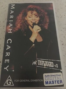 MARIAH CAREY UNPLUGGED - VHS VIDEO - Picture 1 of 1