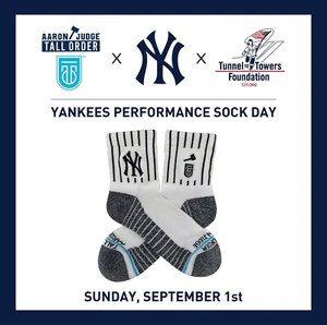 New York Yankees SGA Aaron Judge Tall Order Socks 2024 - Picture 1 of 11