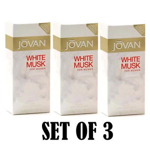 Jovan White Musk For Women 3.25 oz / 96 ml Spray (Pack of 3) - Picture 1 of 8