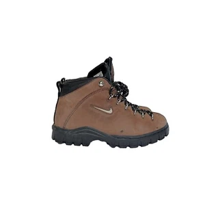 Vintage Nike ACG Trail Compound Hiking Boot Womens Size 6.5 Brown Suede Leather - Picture 1 of 7