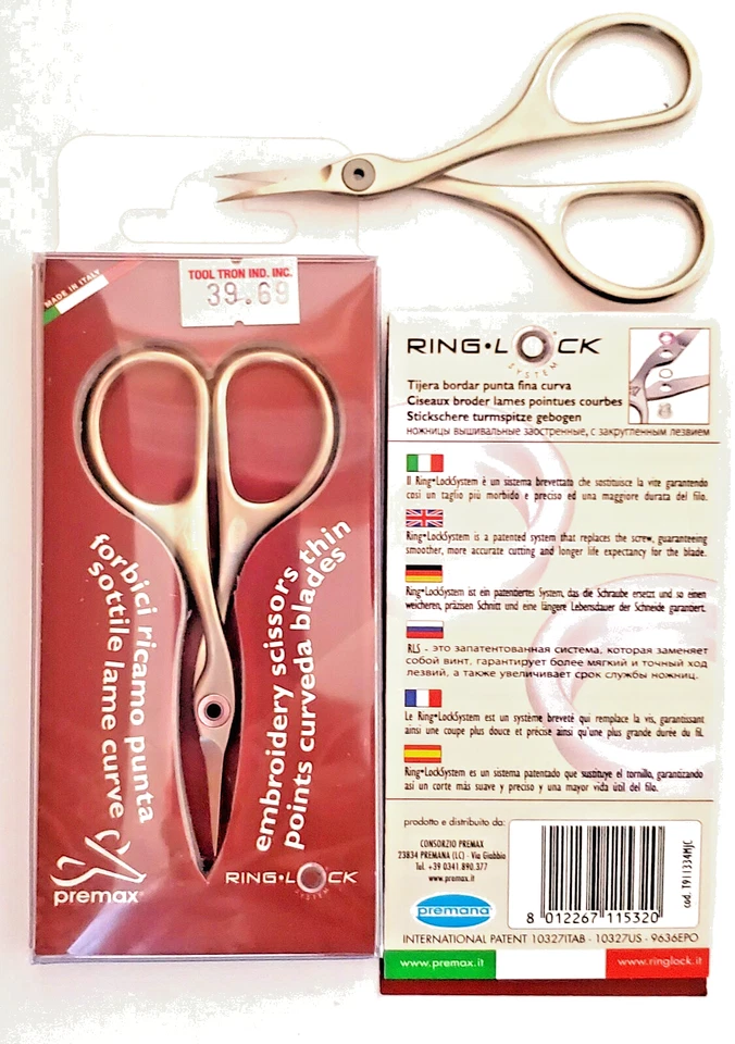 Premax Ringlock Embroidery Scissors - Image 1 of 1