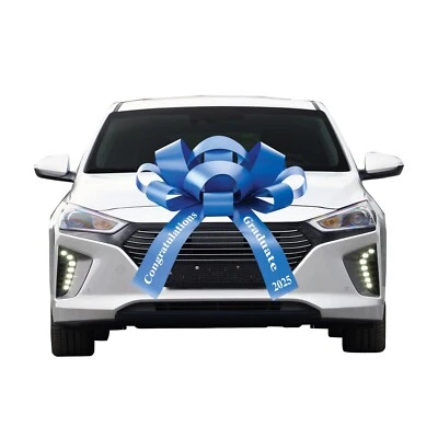 Arco de coche JumBow de graduación 2025 - 30" magnético, resistente a la intemperie, grado de felicitación Foto 1 de 4