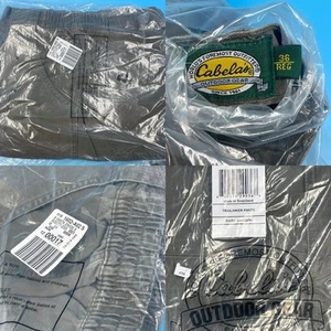Cabela's Outdoor Trail-Wanderer wandelbare Herrenhose Gr. 36 dunkelkhaki Schrittlänge 30" - Bild 1 von 8