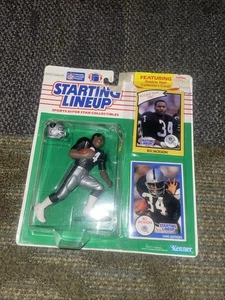 NFL Starting Lineup 1990 Edizione Bo Jackson Figure RC Oakland Raiders - Foto 1 di 6