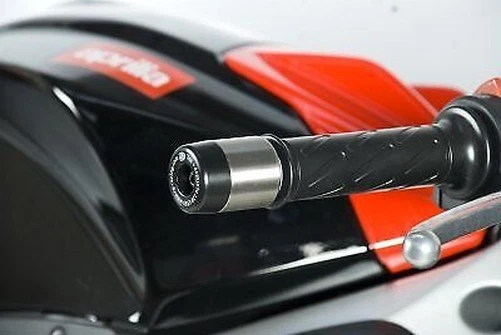 Aprilia RS4 125 2011-2020 R&G Bar End Sliders BE0055BK - Image 1 of 1