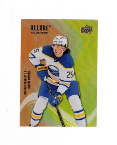 2022-23 Upper Deck Allure Color Flow Orange Yellow #SF34 Owen Power - Picture 1 of 2