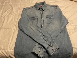 Jack & Jones Original Damen Gr. Large Jeanshemd/Jacke weich verwaschen leicht - Bild 1 von 9