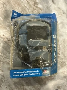 NEW! Playstation 2 USB Logitech Head set 2003 - Playstation Logitech Damaged Box - Picture 1 of 4