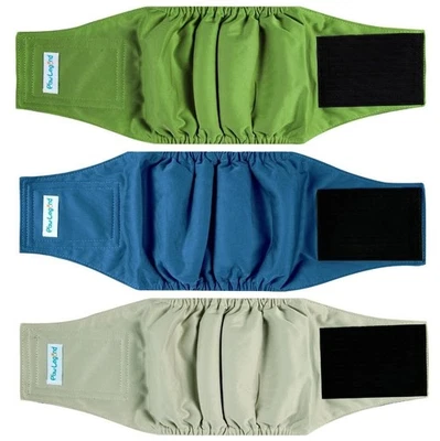 Paw Legend Washable Dog Belly Band Wrap Diapers for Male Dog (3 Pack, XX-Large)  - Image 1 of 3