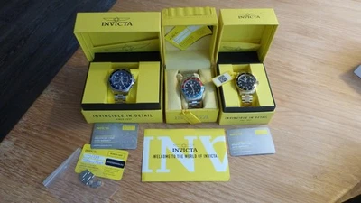 Uhren Sammlung Auflösung INVICTA 3 x Top-Uhren NEU Top-Zustand NP ca. 800 euro - Bild 1 von 4
